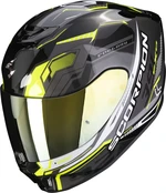 Scorpion EXO 391 HAUT Black/Silver/Neon Yellow XS Casca