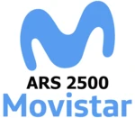 Movistar 2500 ARS Mobile Top-up AR