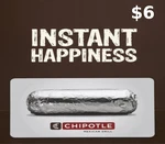 Chipotle $6 Gift Card US