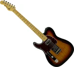 G&L Tribute ASAT Classic Bluesboy LH 3-Tone Sunburst Chitarra Semiacustica