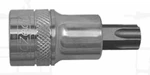 Zástrčné hlavice 1/2” TORX s otvorem (různé velikosti) - 4CZech Velikost: TT50