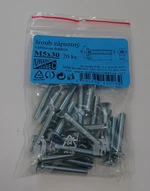 MDtools Šrouby zápustné, křížové DIN 965, pozinkované, různé rozměry Velikost: M4x16 mm