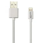 Kábel WG Lightning s MFI na USB, 1m, biela