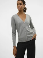 Vero Moda Silje Cardigan Šedá