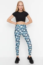 Leggings sportivi da donna Trendyol Grey Patterned Sports