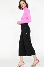 Koton Pants - Black - Wide leg