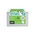 Dymo S0722390 papierové štítky 89mm x 36mm, biele, veľké, 24 x 260 ks