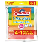 SPONTEX Microfibre XXL Utierka z mikrovlákna 4 + 1 kusy