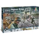 Italeri Model Kit dioráma Pegasus Bridge Airborne Assault 1:72