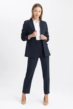 DEFACTO Tapered Fit High Waist Double Leg Pants with Pockets