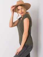 Khaki basic womens T-shirt