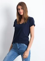 T-shirt Navy Square