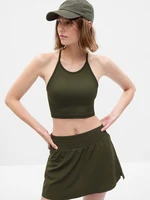 Zelený dámsky športový crop top GAP GapFit