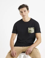 Black men's T-shirt Celio Vepock