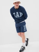 Navy blue men's shorts with GAP logo