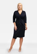 Karko Woman's Dress SB795 Navy Blue