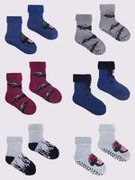 Yoclub Kids's Terry Socks Anti Slip ABS 6-Pack SKF-0005C-AA0A-003