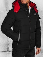 Men's Black Quilted Jacket Dstreet