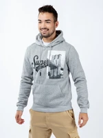 Man sweatshirt GLANO - light gray