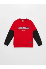 LC Waikiki Crew Neck Printed Long Sleeve Boys' Sweatshirt.