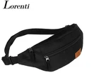 Black waist bag