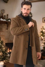 PLT8376 DEWBERRY MEN'S COAT-LIGHT CAMEL