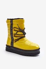 Women's Snow Boots With Yellow Lilar Bindings