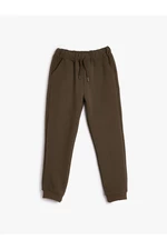 Koton Basic Jogger Sweatpants with Tie Waist Pocket