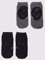 Yoclub Woman's Yoga Socks With ABS 2-Pak SKS-0015U-000A-002