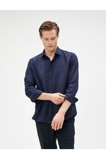 Koton Shirt - Dark blue - Regular fit