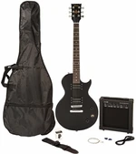 Encore E90 Blaster Pack Gloss Black Guitare électrique