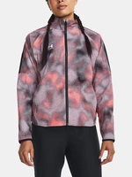 Grey-pink women's sports jacket Under Armour UA W's Ch. Pro Track PRNT