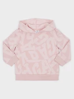 Light pink girls' patterned sweatshirt GAP