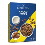 BEZGLUTEN Choco Puffs polštářky s lískooříškovou náplní 250 g