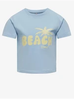 Light blue girls' T-shirt ONLY Amy - Girls