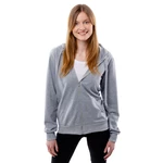 Women's Hoodie with Zipper GLANO - gray