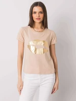 Blouse beige Och Bella BL-002. R12