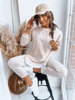 Women's tracksuit TORONTO light beige Dstreet