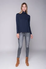 Marita Bobko Woman's Turtleneck no.2 Navy Blue