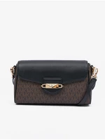 Hnědá dámská vzorovaná crossbody kabelka Michael Kors - Dámské