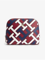 White and Red Women's Patterned Cosmetic Bag Tommy Hilfiger
