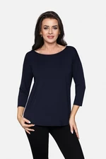 Blouse Babell Camille S-3XL navy blue 059