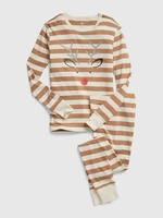 Brown children's striped pajamas GAP