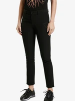 Black Womens Skinned Slim Fit Jeans Desigual Coruña - Women