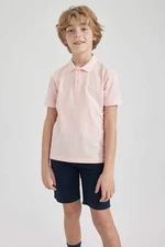 DEFACTO Boys Pique Short Sleeve Polo T-Shirt