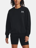 Under Armour Sweatshirt Essential Flc OS Crew-BLK - Women