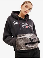 Black Women's Hoodie Desigual Rolling - Women