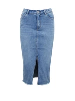 Orsay Blue Denim Skirt - Women