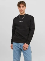 Black Mens Sweatshirt Jack & Jones Vester - Men