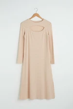 LC Waikiki Women's Beige Dress XSIDE Collection